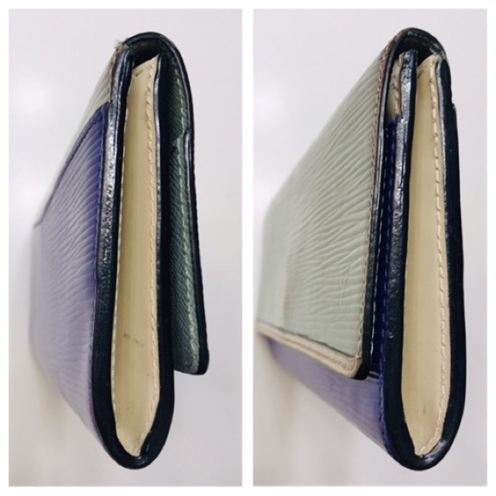 LOUIS VUITTON Electric Epi Tri-Color Flore Wallet - Picture 6 of 13